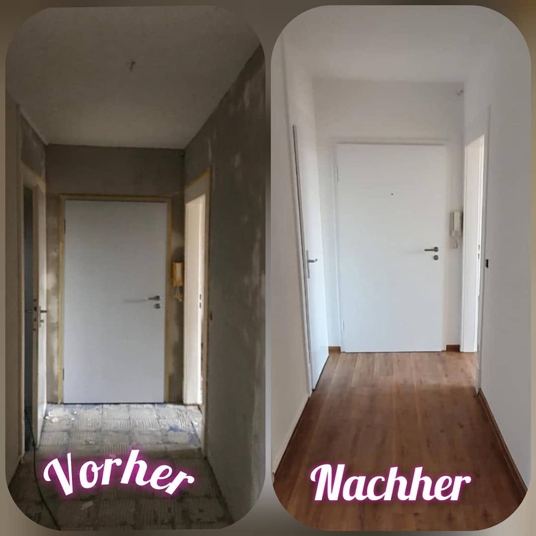 Flur – Vorher / Nachher