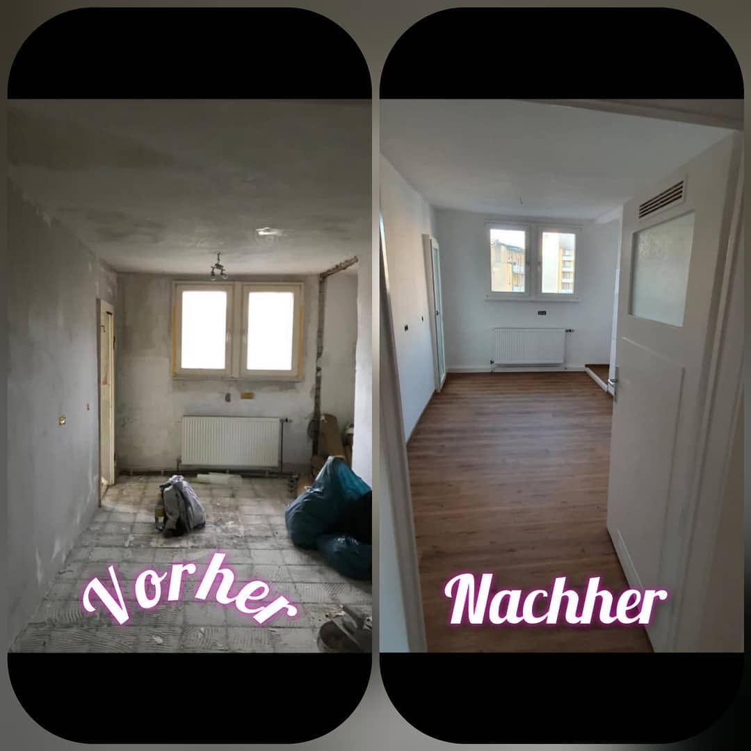 Wohnzimmer – Vorher / Nachher
